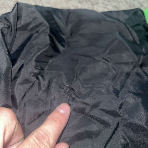 VTG 90s Reebok Windbreaker Jacket Women’s Large Green Black - Picture 4 of 8